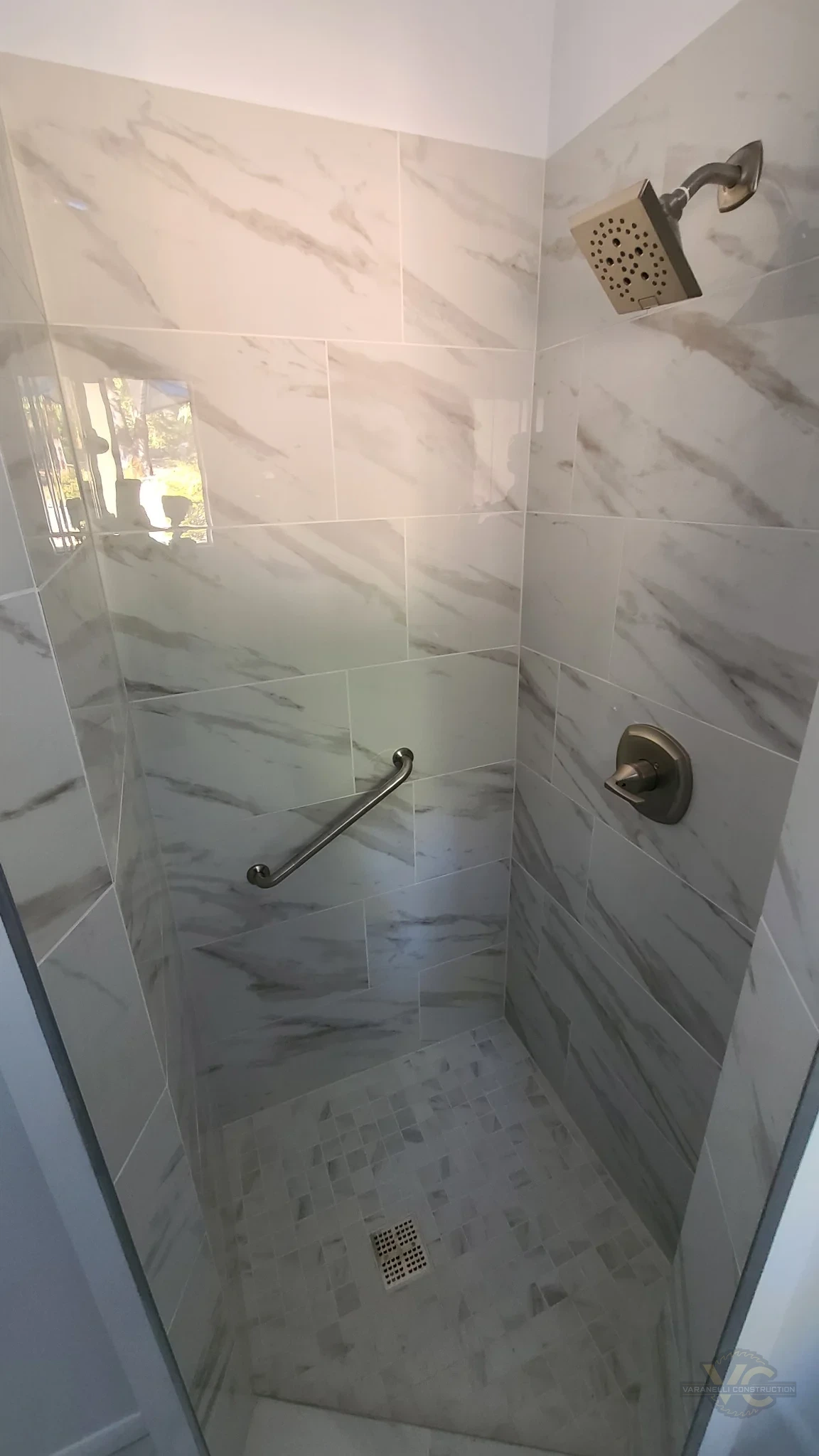 Finished small bathroom shower remodel in Grants Pass, Oregon