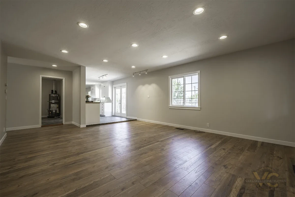 Finished residential renovation work by Varanelli Construction